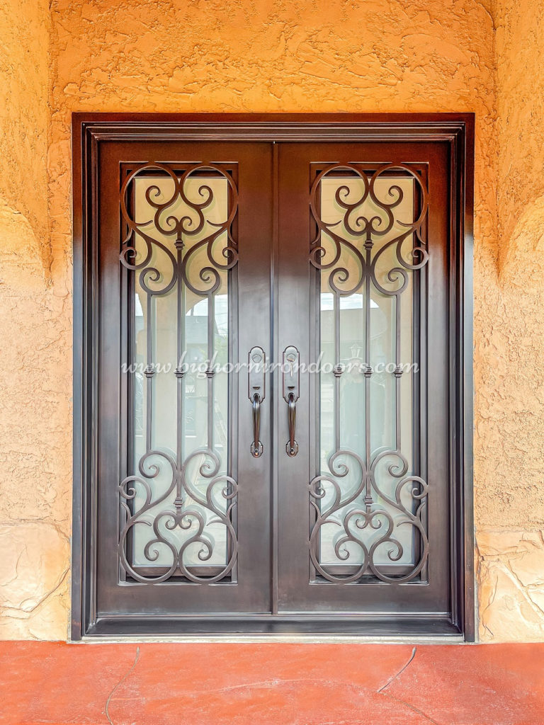 wrought iron doors