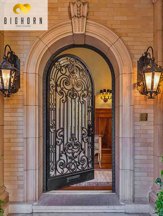 custom iron doors