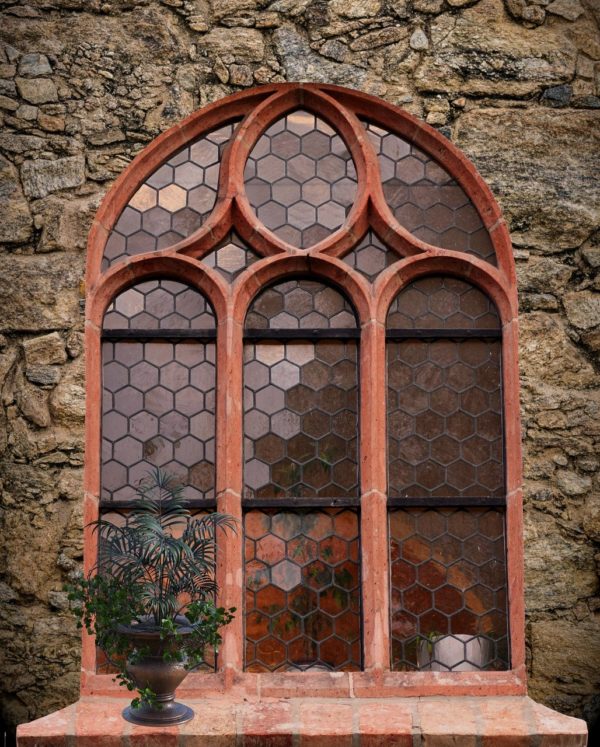 window, stone, wall