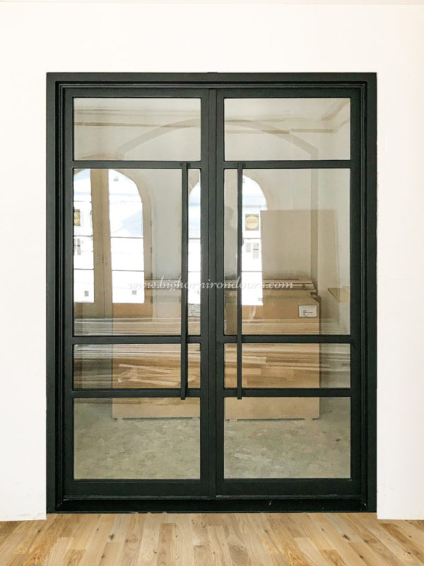 Iron Doors with Glass