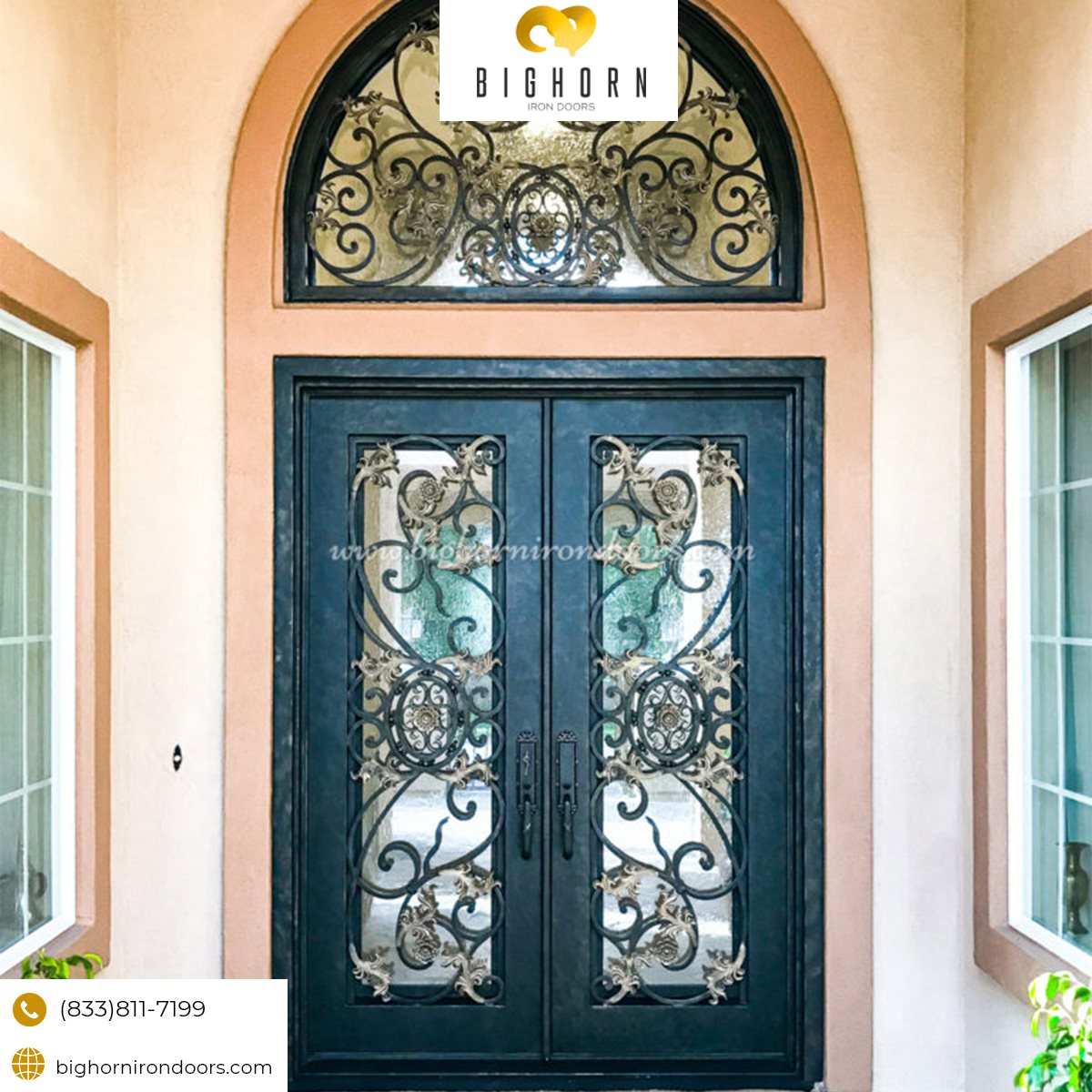 Luxury Iron Doors for Orange County Modern Classic Homes