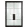 Custom French 8 Lite LH | Double French Steel Door | Bighorn Iron Doors