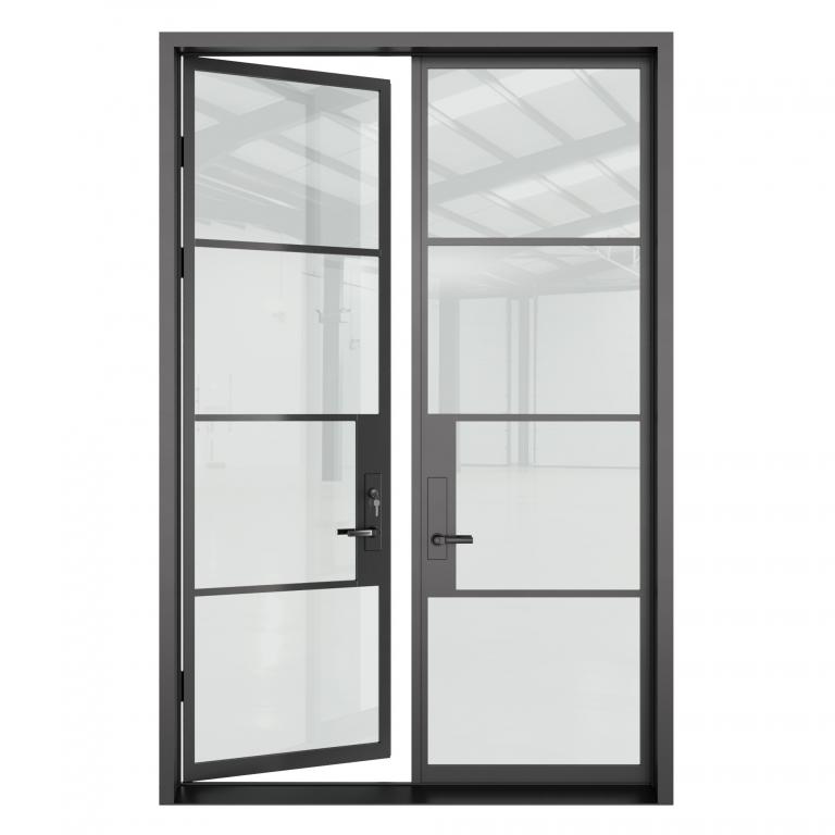 Bighorn Iron_Doors.; 8 PANE FRENCH DOOR LH (NEW DESIGN)